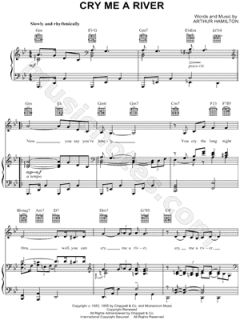 Image of Diana Krall   Cry Me a River Sheet Music   Download & Print