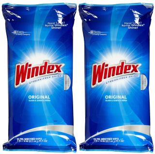 Windex Flat Pack Wipes, 28 ct 2 pack   