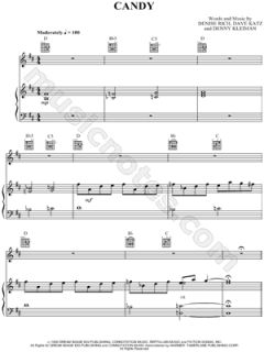 Image of Mandy Moore   Candy Sheet Music    & Print