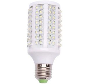 E27 8W 166 LED 720 Lumen 6000K White Corn Shaped Bulb Lamp (220V 