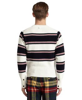 Striped Crewneck Sweater   Brooks Brothers