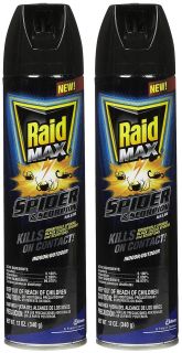 Raid Max Spider & Scorpion Killer, 12 oz 2 pack   