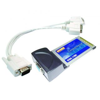 Serial / RS232 2 Port PCMCIA Laptop Card  CardBus  Maplin 