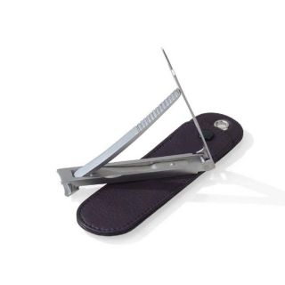 Zamberg Hans Kniebes Folding Nail Clipper with Leather Pouch