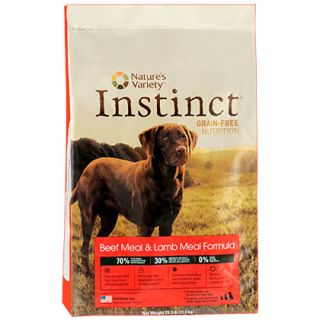 Natures Variety Instinct Beef Meal & Lamb Meal Formula Dry Dog Food 