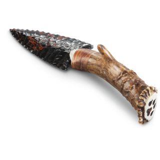 Deer Antler Obsidian Knife   931869, Collector Knife at Sportsmans 