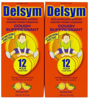 Delsym Childrens 12 Hour Cough Suppressant Liquid Orange   