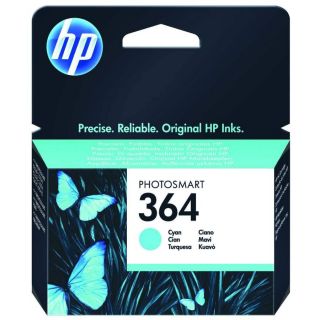 HP No.364 Cyan Inkjet Print Cartridge (CB318EE)  Printer Ink for 