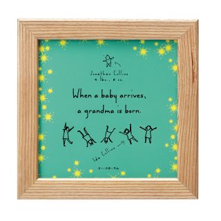 PERSONALIZED A GRANDMA IS BORN TILE  gift grandmother  UncommonGoods