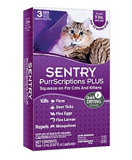 Sentry® PurrScriptions™Plus Squeeze On for Cats and Kittens, Over 5 