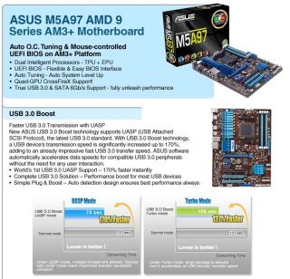 Buy the ASUS M5A97 AMD 970 Socket AM3+ Motherboard at TigerDirect.ca