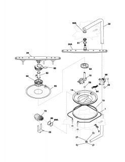 Model # FDB751SCC0 Frigidaire Dishwasher   Control panel (13 parts)