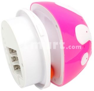 Music Mushroom Tumbler Colorful Constellation Projection Lamp Pink 