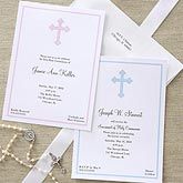 Personalized First Holy Communion Party Invitations & Favors 