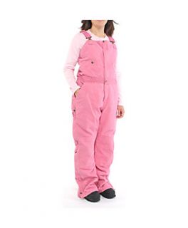 Carhartt® Ladies Sandstone Insulated Quilt Lined Bib Overall, Pink 