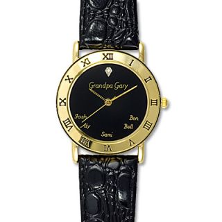 Gold Tone Family Name Watch (1 Line and 7 Names)   View All 