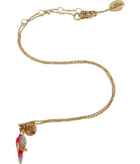 Juicy Couture Gold Parrot Mini Wish Necklace  Damen  Schmuck 
