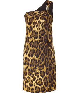 Michael Kors Leopard One Shoulder Dress  Damen  Kleider  STYLEBOP 