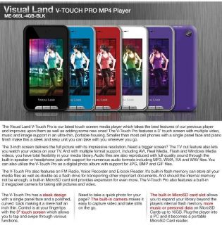 Buy the Visual Land V Touch Pro MP4 Player at TigerDirect.ca