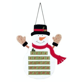 Snowman Christmas Countdown Calendars at Brookstone—Buy Now