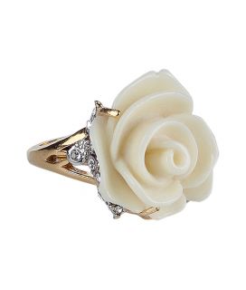 Juicy Couture Boxed Love Story Ivory Rose Ring  Damen  Schmuck 