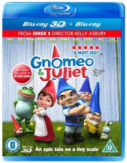Gnomeo and Juliet 3D (Includes 3D and 2D Copy) Blu ray  TheHut 