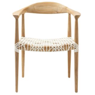 Bandelier Arm Chair w/ Woven Seat at Brookstone—Buy Now!