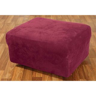Stretch Suede Ottoman Cover at Brookstone—Buy Now