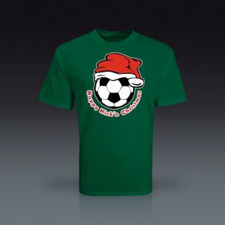 Happy Kickn Christmas Youth T Shirt  SOCCER