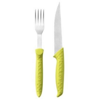 Bodum Two Piece Green Steak Knife/Fork Set