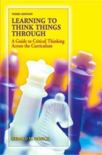   Across the Curriculum by Gerald M. Nosich 2008, Paperback
