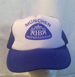 German beer hat snapback baseball cap Munchen Hofbrauhaus mesh hunting 