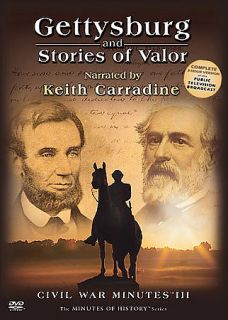 Gettysburg and Stories of Valor   Civil War Minutes III DVD, 2004, 2 