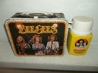   Gees Metal Lunch Box & Matching Thermos   Maurice Gibb Vintage Item