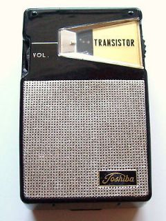Vintage TOSHIBA SIX TRANSISTOR AM RADIO Works Great 6TP 309A