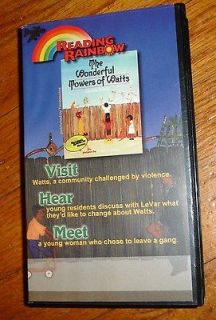 Used Reading Rainbow Episode VHS The Wonderful Towers of Watts