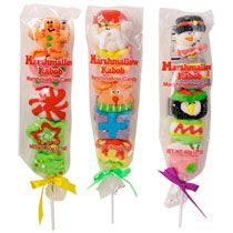 Home Kitchen & Tableware Candy & Gum Holiday Marshmallow Candy Kabobs