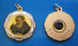 AMAZING PADRE PIO 2nd AND 3th CLASS RELIC+PAPAL APOSTOLIC BLESSING 