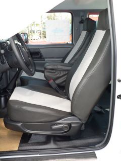 2006 2009 Ford Ranger Front Row Exact Seat Covers in Black & Red