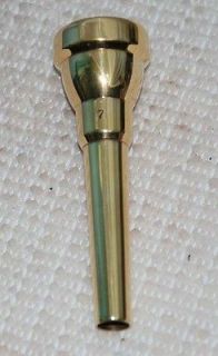 40 50s MARTIN 7 Trumpet mouthpiece COMMITTEE GOLD PLATE