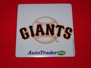San Francisco Giants Baseball Autotrader Magnet