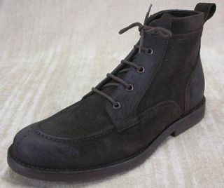 New To Boot New York Harold Suede Ankle Boots size 8 Lace up split toe 