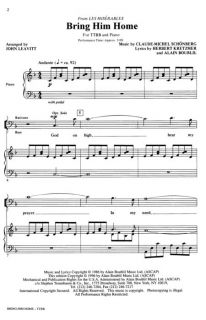 Look inside Bring Him Home (from Les Miserables)   Sheet Music Plus