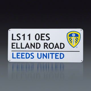 Leeds United 3D Embossed Sign  SOCCER