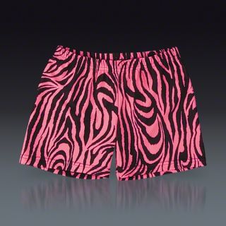 Womens Pink Zebra 4 Compression Short  SOCCER