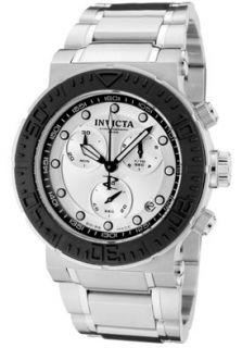 Invicta 1463 Watches,Mens Reserve Silver Dial Chronograph Stainless 