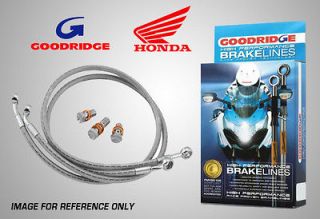 Goodridge Honda Nt650Vw V2 Deauville 98 02 Rear Braided Brake Lines 