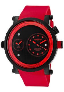 Red Line 50037 BB 01 RD Watches,Mens Specialist World Time Black 