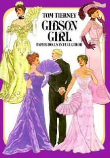 Gibson Girls Paper Dolls in Full Color by Tom Tierney 1985, Paperback 