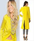 HOLIDAY PERFECT NEW rp$490 SASS & BIDE SILK TAILS YELLOW CITRUS 40 
